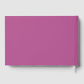 Aquarel Bloemen Groen Huwelijk Gastenboek (Achterkant)