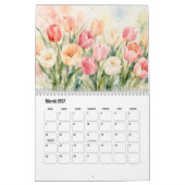 Aquarel Bloemen Kalender (Mar 2027)