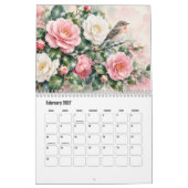 Aquarel Bloemen Kalender (Feb 2027)