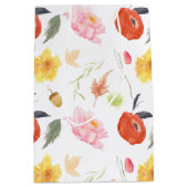 Aquarel Bloemen Medium Cadeauzakje (Voorkant)