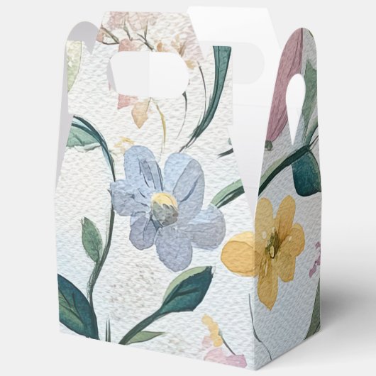 Aquarel Bloemen Moederdag Party Favoriet Box Bedankdoosjes (Open)