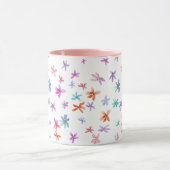 Aquarel bloemen mok (Midden)