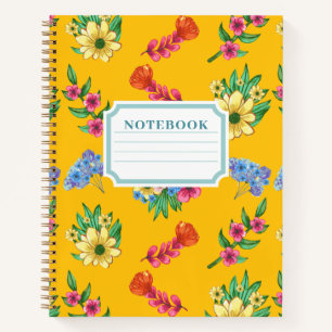 Aquarel Bloemen Notitieboek