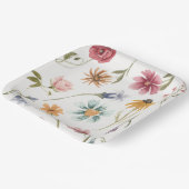 Aquarel Bloemen Papieren Borden Bordje (Gebogen)