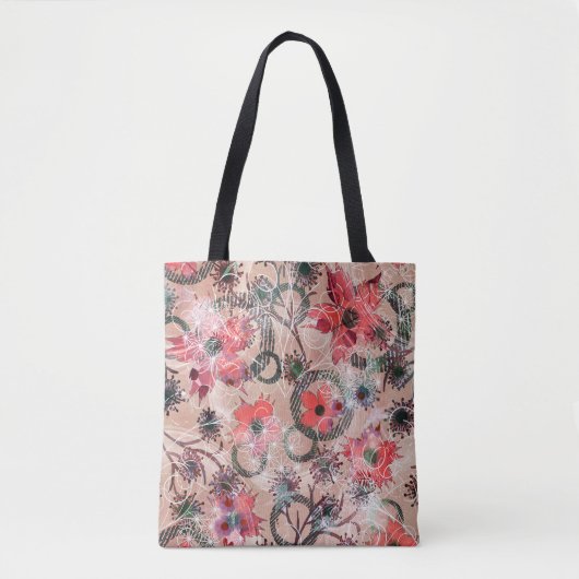 Aquarel, bloemen. tote bag (Voorkant)