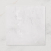 Aquarel Bloemen Vlinder Behuizing Kaart (Achterkant)