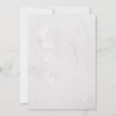 Aquarel Bloemen Vlinder Uitnodiging (Achterkant)