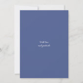 aquarel bloementuin verjaardagsuitnodiging kaart (Achterkant)