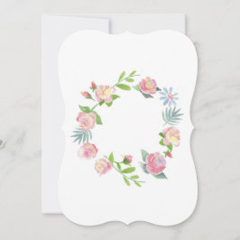 aquarel bloemkaart kaart