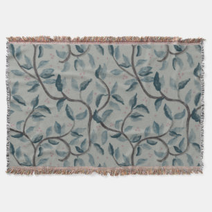 Aquarel bloemmotief deken