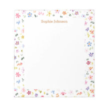 Aquarel Bloemmotief Mooie Gepersonaliseerde