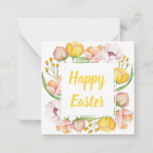 aquarel bloemmotief notitiekaartje (Voorkant)