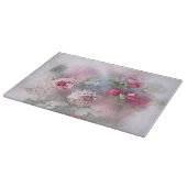 Aquarel Bloemrozen Bloemboeket Sjabloon Snijplank (Hoek)