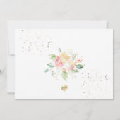 Aquarel Blozende Lieve Erwtjes Bedankt Kaart (Achterkant)