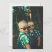 Aquarel Boho Retro hier komt de zon op maat Kaart (Achterkant)