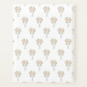 Aquarel Bord Roze Posy Pattern Weekplanner Planner (Achterkant)