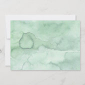 Aquarel Bos Buiten Huwelijk Bedankt (Achterkant)