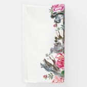 Aquarel bos eekhoorn banner (Verticaal)
