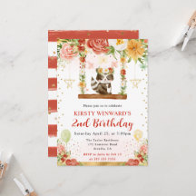 Aquarel Bos Wasbeer Kinderverjaardag