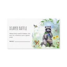 Aquarel Bosdieren Luiers Raffle