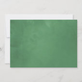 Aquarel bosgroen bevestiging kaart (Achterkant)