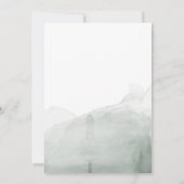 Aquarel botanische Save the Date uitnodiging (Achterkant)