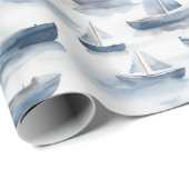 Aquarel boten inpakpapier (Rol Hoek)