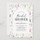 Aquarel Bruidsboeket Bruiloft Uitnodiging (Voorkant)