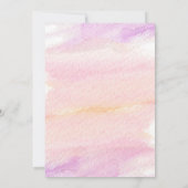 Aquarel bruiloft uitnodiging (Achterkant)