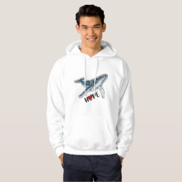 Aquarel Bultrugwalvis Hoop Oceaan Zeeleven Hoodie