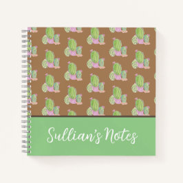 Aquarel Cactus Cactussen Planten Herinneringsnotit Notitieboek