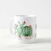 aquarel, cactus koffiemok (Voorkant links)