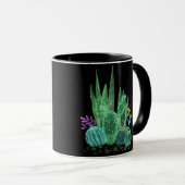 Aquarel, cactus mok (Voorkant rechts)
