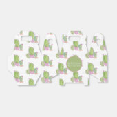 Aquarel Cactus Patroon Verjaardagsfeest Bedankt Bedankdoosjes (Uitgevouwen)