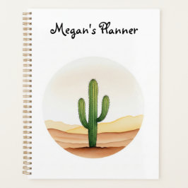 Aquarel cactus planner