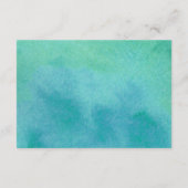 Aquarel Calligrafie Welkom Feest Insteekkaart Informatiekaartje (Achterkant)