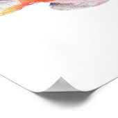 Aquarel Carberryi Anthias Vis Poster (Hoek)