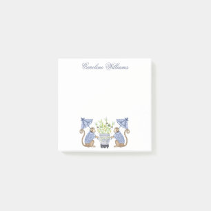 Aquarel Chinoiserie Apen Gepersonaliseerd Post-it® Notes