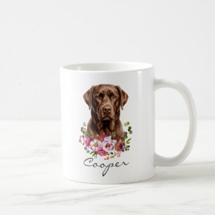 Aquarel Chocolade Labradors retriever Koffiemok