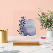 Aquarel Citaat Acrylaat Bord voor Mindful Leven (Huwelijk)