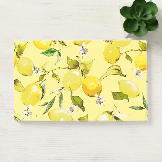 Aquarel citroenen 15 post-it® notes (Kantoor)