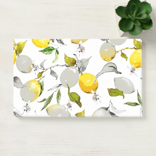 Aquarel citroenen 20 post-it® notes (Kantoor)