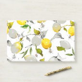 Aquarel citroenen 20 post-it® notes (Op bureau)