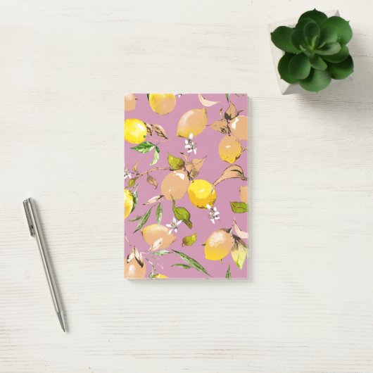 Aquarel citroenen 24 post-it® notes (Kantoor)