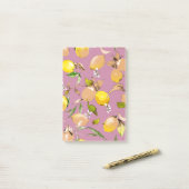 Aquarel citroenen 24 post-it® notes (Op bureau)