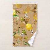 Aquarel citroenen 33 bad handdoek (Handdoek)