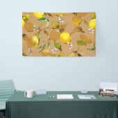 Aquarel citroenen 33 spandoek (Beurs)