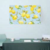 Aquarel citroenen 4 spandoek (Beurs)