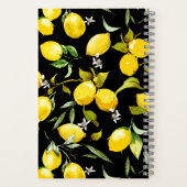 Aquarel citroenen 7 notitieboek (Achterkant)
