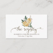 Aquarel Citroenen Botanisch Register Informatiekaartje (Voorkant)